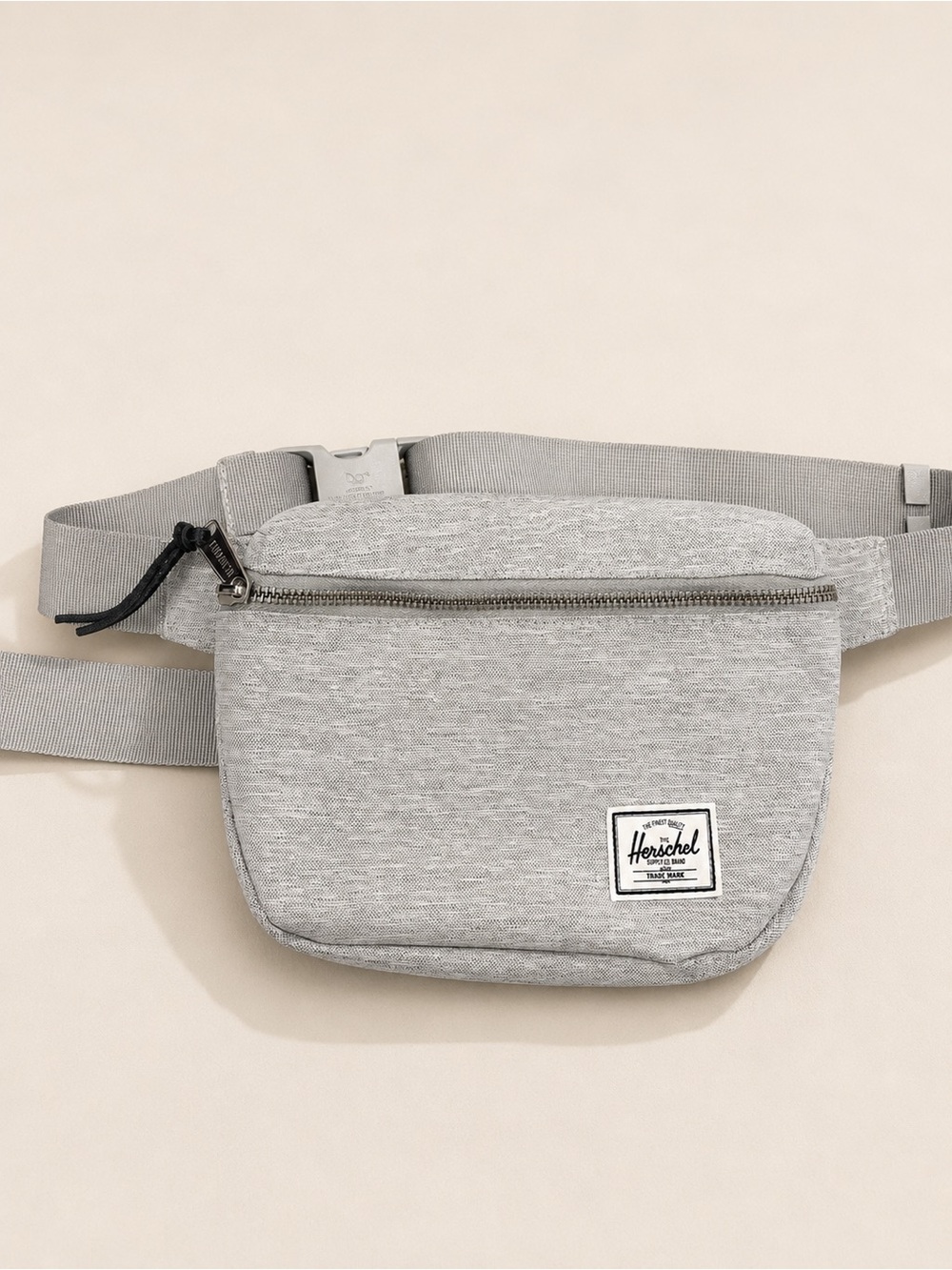 Herschel Light Grey Heather Fifteen Hip Pack Belt Bag Fanny Pack